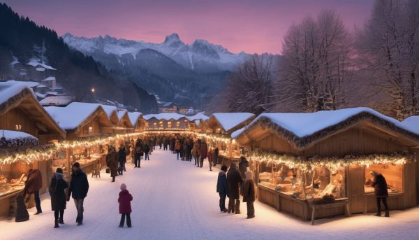 Flâner dans les marchés de Noël célèbres en Haute-Savoie