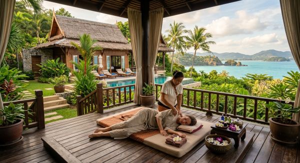 Quels sont les avantages de louer une maison de vacances en Thaïlande avec des cours de massage et des visites de temples?